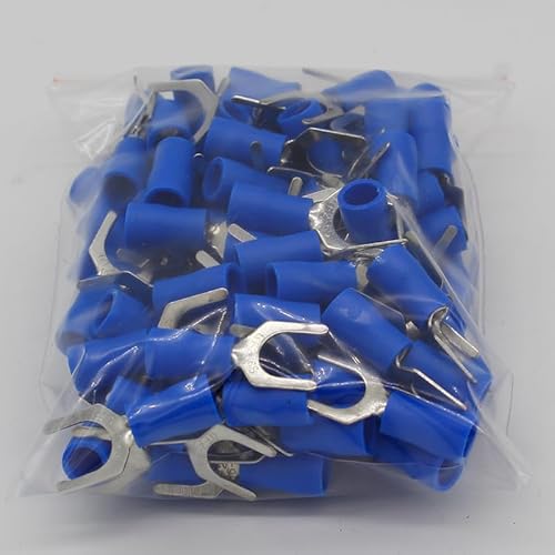 SV2-6 Blue insulation Furcate Terminal Cable Connector Wire Connector 100PCS/Pack SV2.5-6 SV SV2-6 Blue insulation Furcate Terminal Cable Connector Wire Connector 100PCS/Pack SV2.5-6 SV von XTVVTODJXT