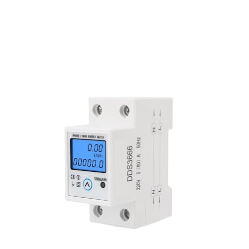 Single Phase LCD Digital With Reset Button Wattmeter kWh Voltage Current Power DDS366 Consumption Counter Meter Single Phase LCD Digital With Reset Button Wattmeter kWh Voltage Current Power DDS366 Consumption Counter Meter von XTVVTODJXT
