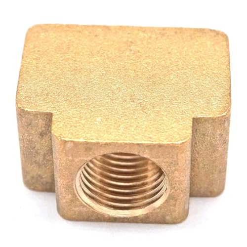 Tee 3 Ways Brass Pipe fittings Equal Female Connector 1/4" Thread von XTVVTODJXT