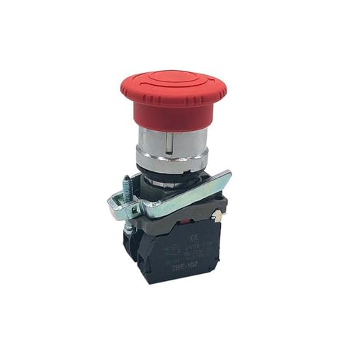 XTVVTODJXT 1pc Emergency Stop Mushroom Push Button Switch Fits Xb4-bs542 Spring 1n/c XTVVTODJXT 1pc Emergency Stop Mushroom Push Button Switch Fits Xb4-bs542 Spring 1n/c von XTVVTODJXT