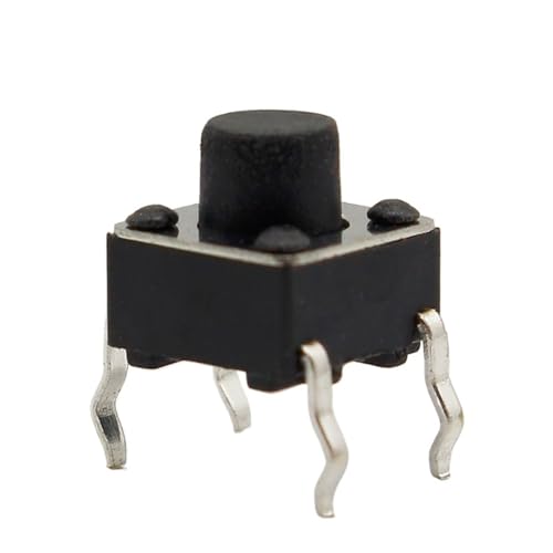 XTVVTODJXT 50pcs/lot 6x6x6MM 4PIN G91 Tactile Tact Push Button Switch Direct Self-Reset DIP von XTVVTODJXT
