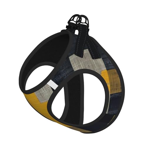 Hundegeschirr, reflektierend, für Spaziergänge, Training, Gelb / Grau / Schwarz von XTYGETY