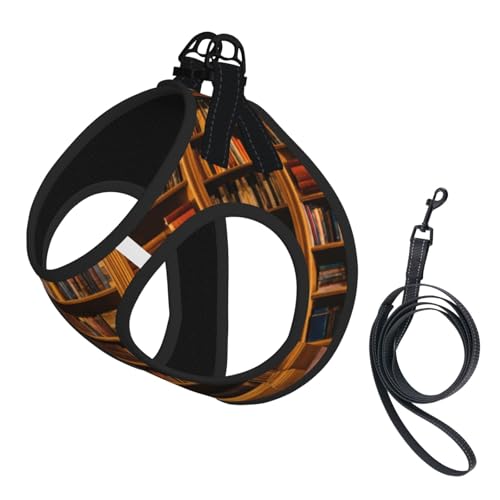 Hundegeschirr mit Buchdruck, reflektierend, Haustierweste, Welpengeschirr, Leine-Set, für Spaziergangstraining von XTYGETY