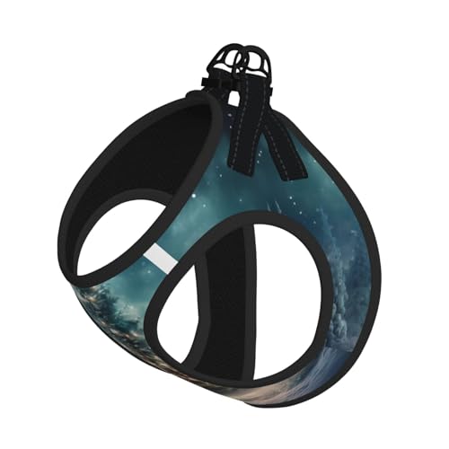 Hundegeschirr mit Weihnachtsbaum-Motiv, reflektierend, Haustierweste, Welpengeschirr, Leine-Set, für Spaziergänge und Training Hundegeschirr mit Weihnachtsbaum-Motiv, reflektierend, Haustierweste, Welpengeschirr, Leine-Set, für Spaziergänge und Training von XTYGETY