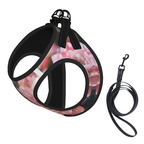 Hundegeschirr mit schönem Punktemuster, reflektierend, Haustierweste, Welpengeschirr, Leine-Set, für Spaziergangstraining Hundegeschirr mit schönem Punktemuster, reflektierend, Haustierweste, Welpengeschirr, Leine-Set, für Spaziergangstraining von XTYGETY