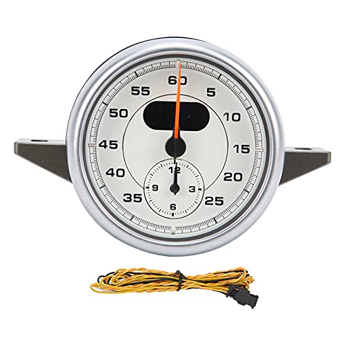 Dashboard Gauge Clock Automobil Modification Replacement for 2010-2016 (White) von XTevu