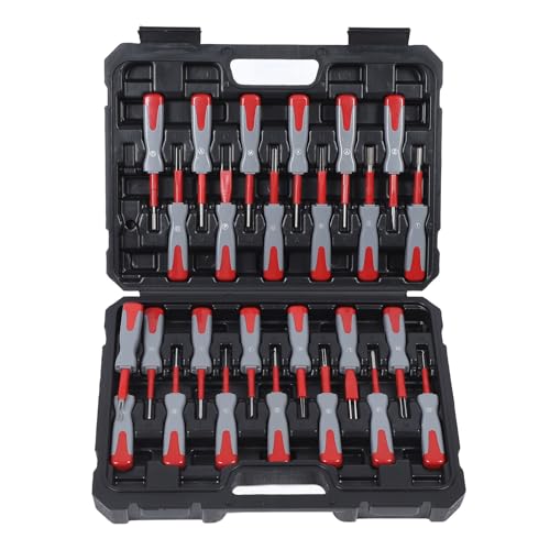 XTEVU -Anschluss -Entfernungswerkzeugkit, Pin -Extraktor -Kabelbaum, Autoanschluss -Release -Werkzeug 26pcs, Universal Electrical Pin Entfernungskit von XTevu