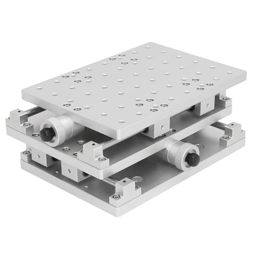 XTEVU -Arbeitstabelle, 2 Achsen Handbuch XY -Tabelle mit Aluminiumlegierbasis, bewegte Workbench für Gravur- und Markierungsmaschine, XY Achsen Workbench für oder CNC XTEVU -Arbeitstabelle, 2 Achsen Handbuch XY -Tabelle mit Aluminiumlegierbasis, bewegte Workbench für Gravur- und Markierungsmaschine, XY Achsen Workbench für oder CNC von XTevu