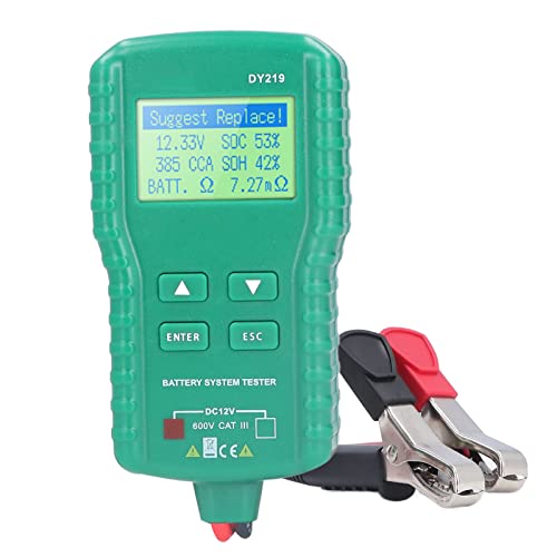 XTEVU -Batterie -Tester, Lastanalysator -Diagnosewerkzeugkompatibel mit 12 -V -Auto -Batterie, DY219 Digitaler Batterie -Lastentester für die automatische Reparatur XTEVU -Batterie -Tester, Lastanalysator -Diagnosewerkzeugkompatibel mit 12 -V -Auto -Batterie, DY219 Digitaler Batterie -Lastentester für die automatische Reparatur von XTevu