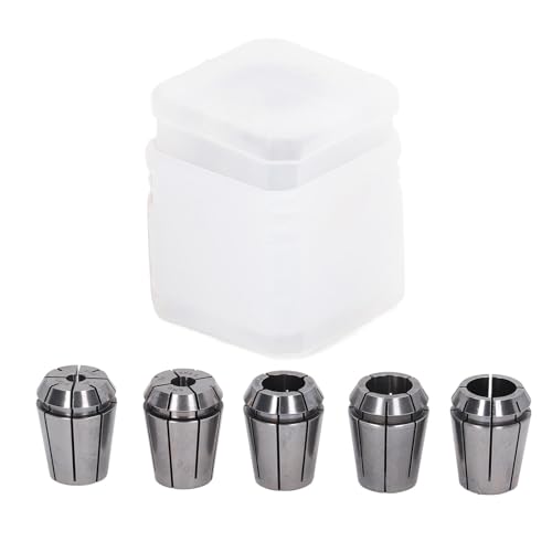 XTEVU COLLET SET, CNC -Feder -Collet -Kit High Carbon Stahl -Werkzeughalter Chuck Set kompatibel mit Drehmühlenmaschine 5 PCs von XTevu