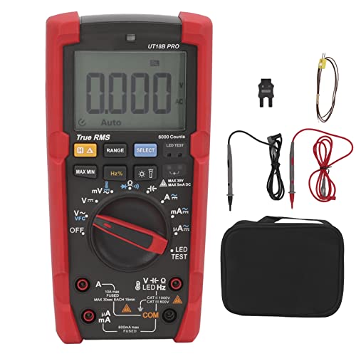 XTEVU Digital Multimeter, Elektrikspannungstester, Multimeter -Werkzeug mit großem Bildschirm, Anti -Vibrations -Messgerät, breites Anwendungsmultimeter XTEVU Digital Multimeter, Elektrikspannungstester, Multimeter -Werkzeug mit großem Bildschirm, Anti -Vibrations -Messgerät, breites Anwendungsmultimeter von XTevu