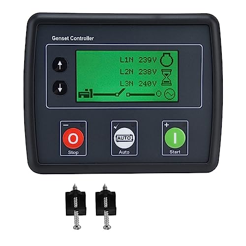 XTEVU -Generator -Controller, Gensetsteuermodul Automatische Startstoppgenerator Set Controller 3 Phasenerkennungseinheit, kompatibel mit DSE4510 von XTevu