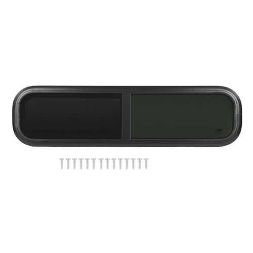 XTEVU RV -Fenster Horizontales Schieben, Karawane Fensteranhängerfenster Insekten Bildschirm Ersatztafel UV -resistent (Für Wandstärke: 31 bis 36 mm) von XTevu