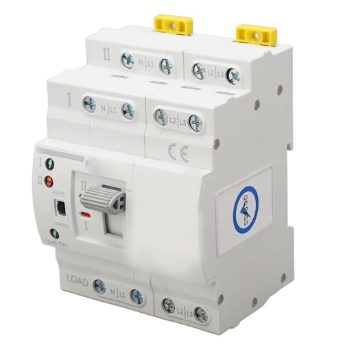 XTEVU -Übertragungsschalter, 4p 63A Automatischer Netzschalter für schnelle Reaktion, Dual Power Change Over Over -Switch ATS -Modul von XTevu