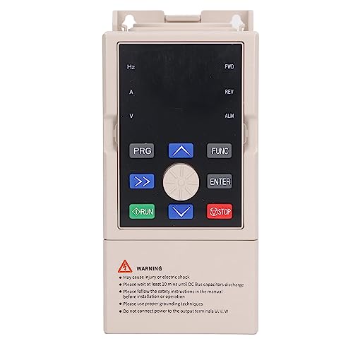 XTEVU VFD Wechselrichter, 3 Phasenvariablenfrequenzantrieb mit 0-320Hz Ausgangsvektor-Steuerkontrollwandler für CNC-Router 1,5 kW 380 V von XTevu