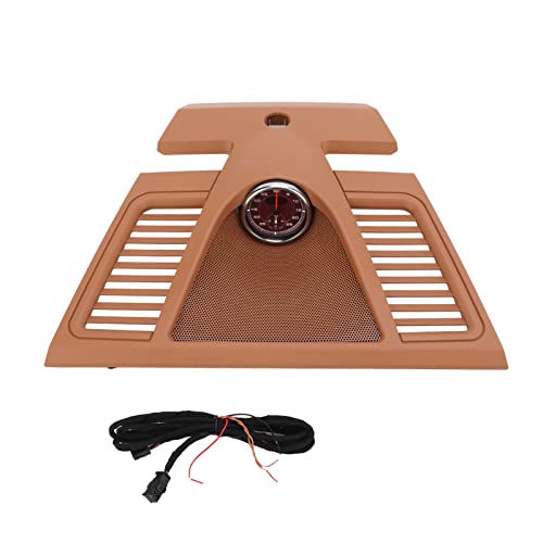 XTevu Armaturenbrett-Abdeckung, Uhr-Kühlergrill-Panel-Zierleiste, Innenzubehör, kompatibel mit 2010 2016, Ersatz für 970 552 151 01 2S0 (Dunkelrote Stoppuhr) von XTevu