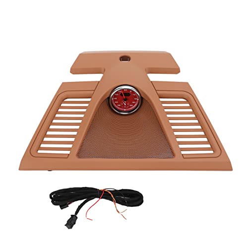 XTevu Armaturenbrett-Abdeckung, Uhr-Kühlergrill-Panel-Zierleiste, Innenzubehör, kompatibel mit 2010 2016, Ersatz für 970 552 151 01 2S0 (Leuchtend rote Stoppuhr) von XTevu