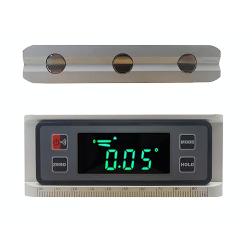 XTevu Digital Level Angle Finder Waterproof Protractor Inclinometer with Magnetic Base - Aluminum Framework, Measures 0-90 and 0-180 Degrees XTevu Digital Level Angle Finder Waterproof Protractor Inclinometer with Magnetic Base - Aluminum Framework, Measures 0-90 and 0-180 Degrees von XTevu