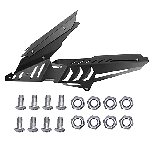 XTevu Hinterreifen-Kettenschutzabdeckung aus CNC-Aluminiumlegierung, einfach zu installieren, kompatibel mit YZF-R25, YZF-R3, MT-25, MT-03, Blau (Black) von XTevu