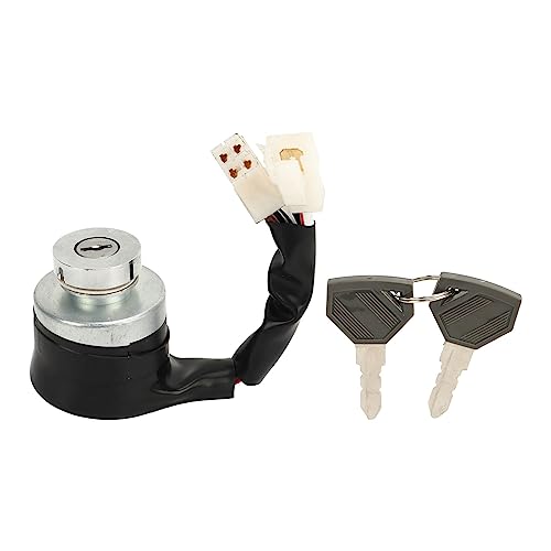 XTevu Traktor-Starter-Zündschalter, Aluminiumlegierung, AM879479, Starter-Zündschalter mit 2 Schlüsseln für John Deere 2025R 2027R 20R 2210 2305 20 2520 2720 XTevu Traktor-Starter-Zündschalter, Aluminiumlegierung, AM879479, Starter-Zündschalter mit 2 Schlüsseln für John Deere 2025R 2027R 20R 2210 2305 20 2520 2720 von XTevu