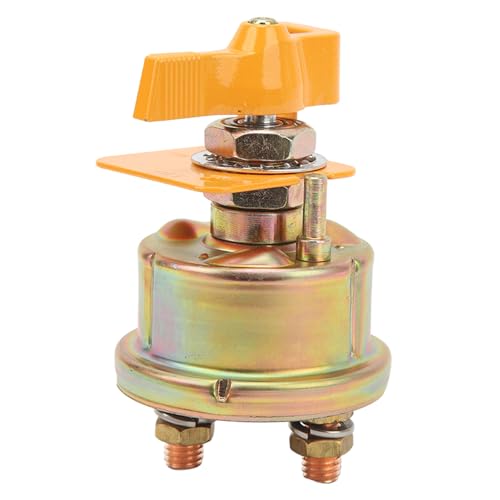 Xtevu -Batterie -Trennschalter, Drehleistung Isolator Cutoff 300A 12 V 24 V mit festem Schlüsselloch, Batterie -Tötungsschalter für RV -Yacht Xtevu -Batterie -Trennschalter, Drehleistung Isolator Cutoff 300A 12 V 24 V mit festem Schlüsselloch, Batterie -Tötungsschalter für RV -Yacht von XTevu