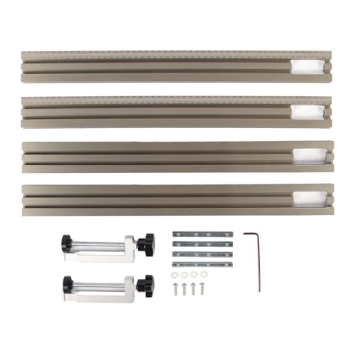 Xtevu Guide Rail, Trimming Machine Rail und Auxiliary Guide Rail mit 500 -mm -Aluminiumlegierung, einstellbare Führungshalterung zum Mahlgravieren Xtevu Guide Rail, Trimming Machine Rail und Auxiliary Guide Rail mit 500 -mm -Aluminiumlegierung, einstellbare Führungshalterung zum Mahlgravieren von XTevu