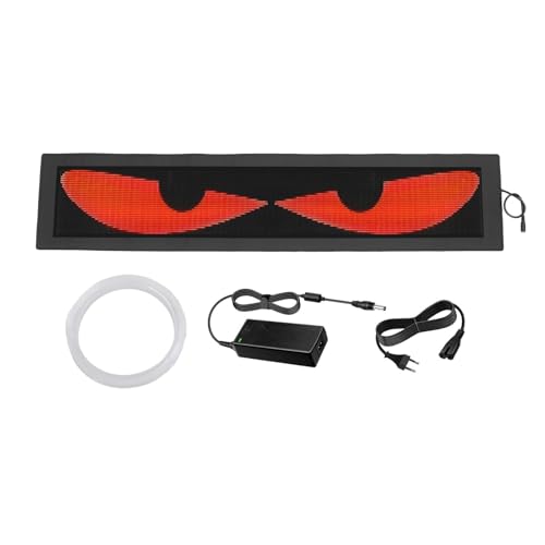 Xtevu LED -Bildschirm, flexible Bildlaufdisplay 32x256 Punktpixel mit App -Steuerung, programmierbares LED -Array -Panel 8.46x52.99 Zoll für Fahrzeugmeldungszeichen von XTevu