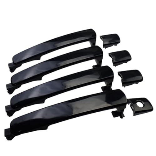 XUBOR Außentürgriff vorne hinten links rechts, for Infiniti, G35, for Murano, Rogue 2,5 l 2488 CC 152 Cu. in. L4 DOHC 2003–2007 Auto-Innentürgriff(BLACK A Set 4 Sides) von XUBOR