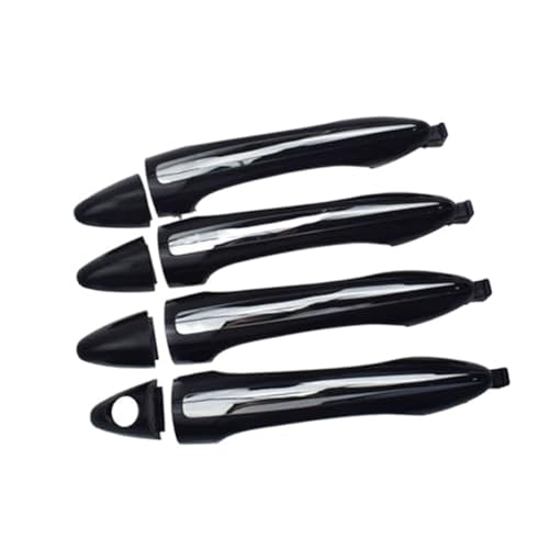 XUBOR Auto Äußerer Außentürgriff Vorne Hinten Links Rechts, for Kia, Forte Cerato 2014-2018 82651A7020 82651A7011 82651A7010 82651A7030 Auto-Innentürgriff(BLACK A Set 4 Sides) von XUBOR