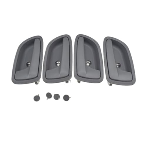 XUBOR Auto Außen-/Innentürgriff 82610FD000 82620FD000, for Kia, for Rio 1.6L 82660FD010 82650FD010 83660FD010 83650FD010 2003-2005 Auto-Innentürgriff(Inner a Set 4 Side Gray) von XUBOR