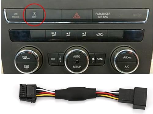 XUBOR Auto-Automatik-Stopp-Start-Motorsystem-Ausschaltgerät-Kontrollsensor, for Seat, ATE LEON 6-polig, SEAT LEON ATE 10-polig Auto Start Stop Sensor(LEON ATE 10pins 2) von XUBOR
