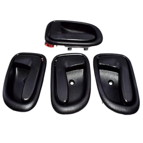 XUBOR Auto Innen/Außen Türgriffe 6920612130 6920512130, for Corolla, Prizm 69220-12160 69210-12160 69230-12140 69240-12140 Auto-Innentürgriff(Black Inner 4 Sides) von XUBOR