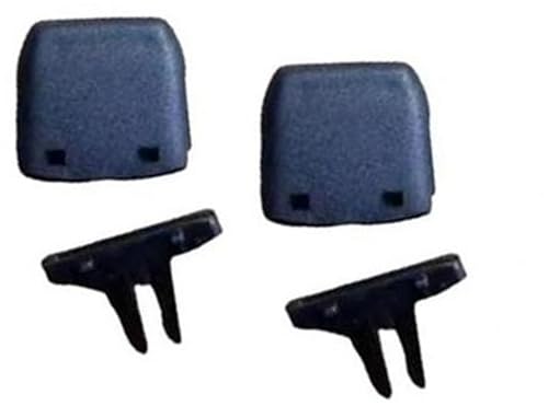 XUBOR Auto vorne hinten Armaturenbrett Klimaanlage Auslassöffnungen Tab Clip Pick, for VW, for Golf, 7 7,5 for MK7 MK7.5 2013–2019 Auto-Lüftungsclip(BLACK Rear 2PCS) von XUBOR