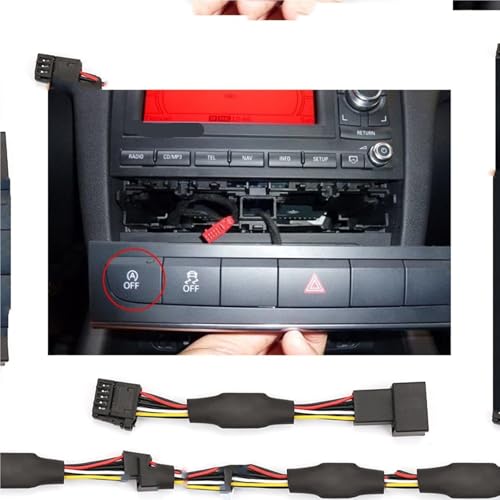 XUBOR Automatischer Stopp-Start-Motorsystem-Ausschaltgerät-Steuersensor-Stecker-Stopp-Abbrechen, for, A1 Q3 A3 A6L Q5 A4 A4L A5 S5 Auto Start Stop Sensor(Old A3) von XUBOR