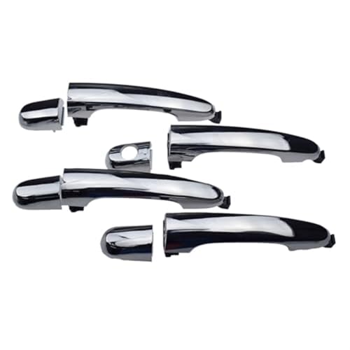 XUBOR Chrom Außentürgriff Vorne Hinten Links Rechts, for Kia, for Sorento, 826512P010,826522P020,826522P030,836522P010,826511U010 2011-2015 Auto-Innentürgriff(A Set 4 Side Chrome) von XUBOR