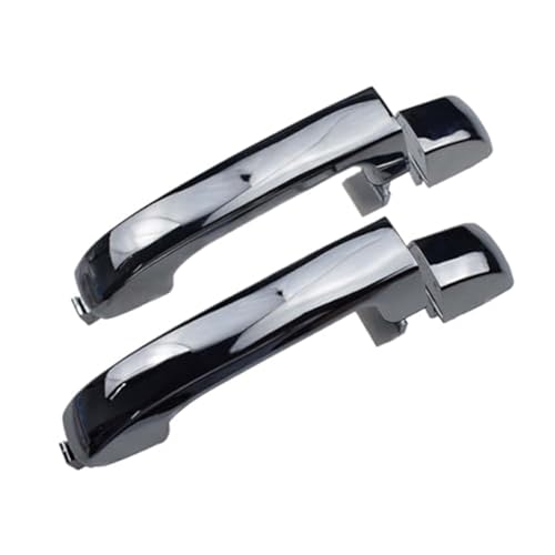 XUBOR Chrom Außentürgriff Vorne Hinten Links Rechts, for Veracruz, Ix55 2007-2012 3,8 L 826513J010,82651-3J010 Auto-Innentürgriff(Pair Rear Chrome) von XUBOR