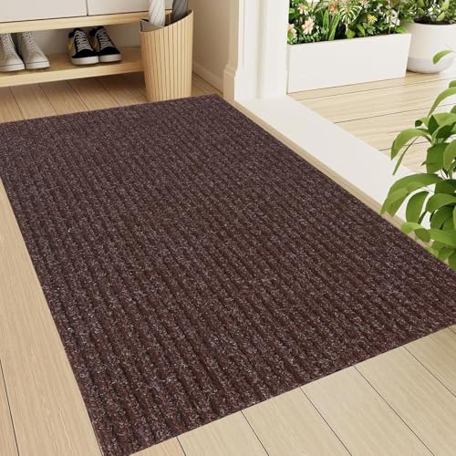 XUCHOU Fussmatte Aussen 60 x 80 cm Flach, rutschfest, Pflegeleicht & Waschmaschinengeeignet Fußmatte für Eingangsbereich für Hund, Eingang, Haustür & Flur, Braun XUCHOU Fussmatte Aussen 60 x 80 cm Flach, rutschfest, Pflegeleicht & Waschmaschinengeeignet Fußmatte für Eingangsbereich für Hund, Eingang, Haustür & Flur, Braun von XUCHOU
