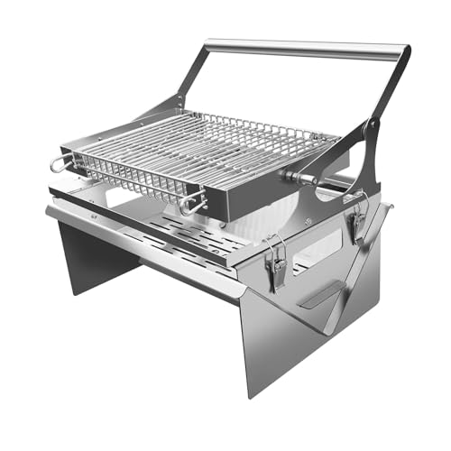 Bbq Grill Camping Turnover Holzkohlepfanne mit klappbaren Beinen von XUCZHAI