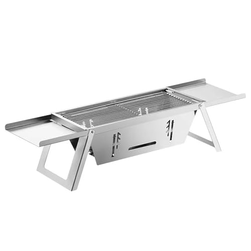 Edelstahl Grill Herd Outdoor Holzkohle Klapp Rack Haushalt Kleine Carbon Spieß von XUCZHAI