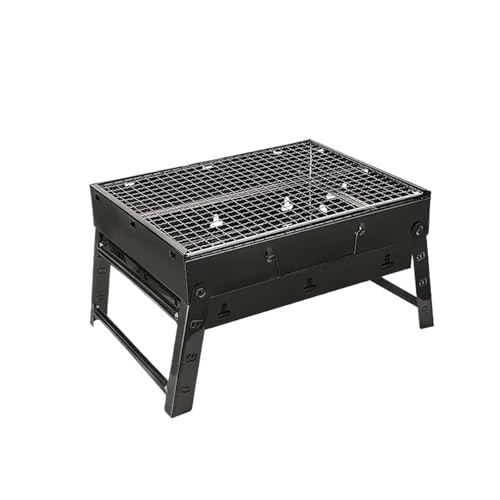 Klapp Camping Kleine Grill Herd Edelstahl Outdoor Tragbare Rack-Home Holzkohle(S) von XUCZHAI