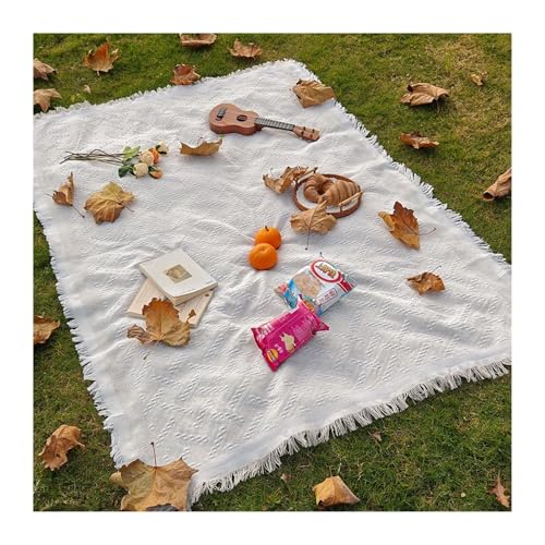 XUCZHAI 90–150 cm feuchtigkeitsbeständige, tragbare Matte, Picknickmatte for Outdoor-Camping, Picknick, Strand, Outdoor-Decke – perfekt for Camping(Beige) von XUCZHAI