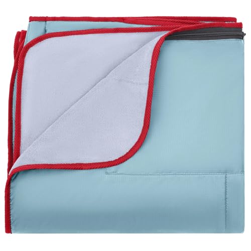 XUCZHAI Picknickdecke for Den Außenbereich, Extra Große Stranddecke, Leichte Sandmatte, Picknickdecke for Strand, Camping, Park, Terrasse(LIGHTBLUE) von XUCZHAI