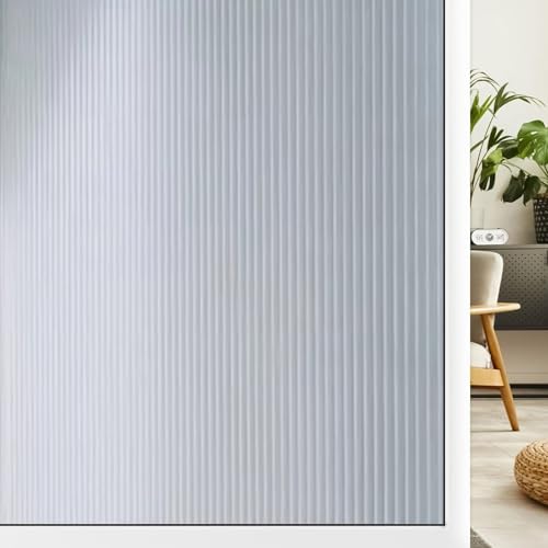 Fensterfolie Blickdicht Folie Fenster Sichtschutz 65 x 200 cm Statisch Haftend Privatsphäre Fensteraufkleber Statisch Haftend, Kein Kleber, Blickdicht, Wiederverwendbar, für Zuhause, Changhong 1 von XUEDNGM