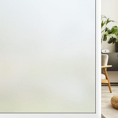 Fensterfolie Blickdicht Selbstklebend 95 x 100 cm Sichtschutzfolie Fenster Selbsthaftend Blickschutz, Sonnenschutz, Entfernbar, Statisch Haftend, für Zuhause, Rein matt Fensterfolie Blickdicht Selbstklebend 95 x 100 cm Sichtschutzfolie Fenster Selbsthaftend Blickschutz, Sonnenschutz, Entfernbar, Statisch Haftend, für Zuhause, Rein matt von XUEDNGM