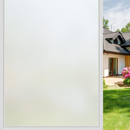 XUEDNGM Fensterfolie Blickdicht 110 x 440 cm, Selbsthaftend, Sonnenschutz, Entfernbar, Statisch Haftend, für Zuhause, Rein matt XUEDNGM Fensterfolie Blickdicht 110 x 440 cm, Selbsthaftend, Sonnenschutz, Entfernbar, Statisch Haftend, für Zuhause, Rein matt von XUEDNGM