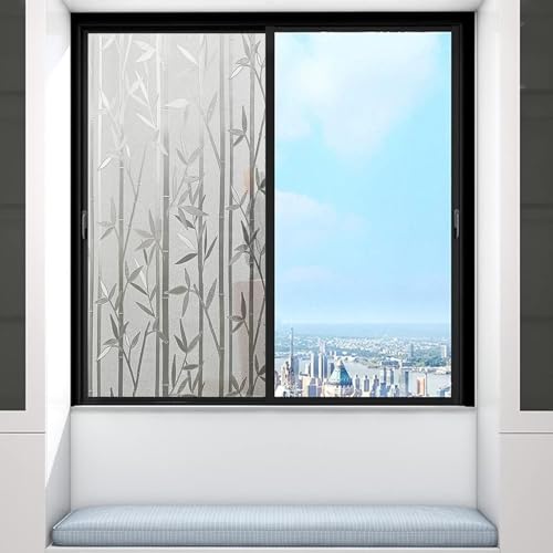 Fensterfolie Selbsthaftend Blickdicht 85 x 200 cm Selbsthaftend Blickdicht Klebefolie Statisch Haftend, Kein Kleber, Blickdicht, Wiederverwendbar, für Zuhause, Bambus Fensterfolie Selbsthaftend Blickdicht 85 x 200 cm Selbsthaftend Blickdicht Klebefolie Statisch Haftend, Kein Kleber, Blickdicht, Wiederverwendbar, für Zuhause, Bambus von XUEDNGM