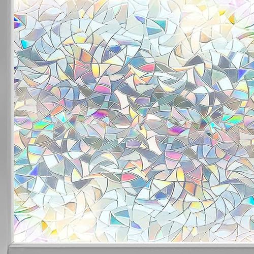 Glasfolie Selbstklebend Blickdicht 110 x 460 cm Fenster Milchglasfolie Klebefolie Blickschutz, Sonnenschutz, Entfernbar, Statisch Haftend, für Zuhause, Halbmond Glasfolie Selbstklebend Blickdicht 110 x 460 cm Fenster Milchglasfolie Klebefolie Blickschutz, Sonnenschutz, Entfernbar, Statisch Haftend, für Zuhause, Halbmond von XUEDNGM