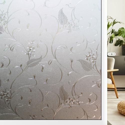Sichtschutzfolie Selbstklebend Statische Folie 100 x 200 cm Fenster Fensterfolie Anti-Uv Klebefolie Fenster Statisch Haftend, Kein Kleber, Blickdicht, Wiederverwendbar, für Zuhause, Rebe Sichtschutzfolie Selbstklebend Statische Folie 100 x 200 cm Fenster Fensterfolie Anti-Uv Klebefolie Fenster Statisch Haftend, Kein Kleber, Blickdicht, Wiederverwendbar, für Zuhause, Rebe von XUEDNGM
