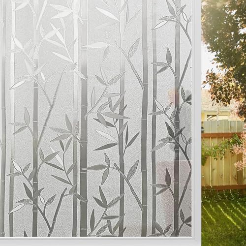 Sichtschutzfolie Selbstklebend Statische Folie 80 x 100 cm Statisch Selbsthaftend Folie Fenster-Folie Blickschutz, Sonnenschutz, Entfernbar, Statisch Haftend, für Zuhause Büro, Bambus Sichtschutzfolie Selbstklebend Statische Folie 80 x 100 cm Statisch Selbsthaftend Folie Fenster-Folie Blickschutz, Sonnenschutz, Entfernbar, Statisch Haftend, für Zuhause Büro, Bambus von XUEDNGM