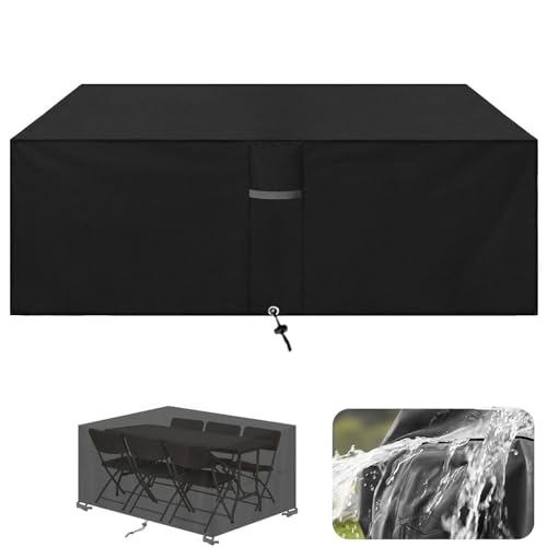 XUEDNGM Abdeckplane Gartenmöbel wasserdichte Schutzhülle 120 x 60 x 60 cm 420D, Staubfest, Reißfest, mit Belüftung Gartentische Schutzhülle Schutzhülle Gartenmöbel Abdeckplane, Schwarz XUEDNGM Abdeckplane Gartenmöbel wasserdichte Schutzhülle 120 x 60 x 60 cm 420D, Staubfest, Reißfest, mit Belüftung Gartentische Schutzhülle Schutzhülle Gartenmöbel Abdeckplane, Schwarz von XUEDNGM